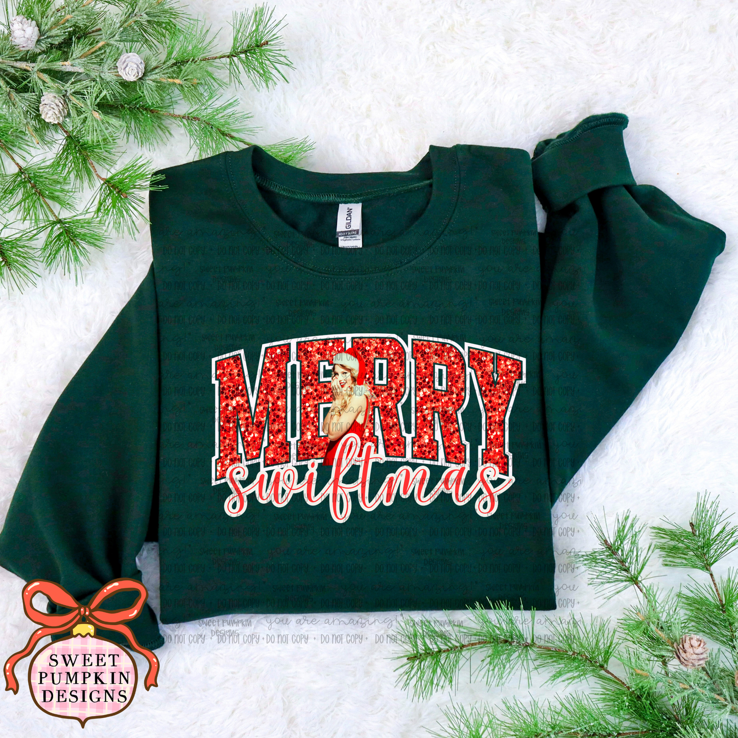 Merry Sw1ftmas Sweater Crewneck Sweatshirt