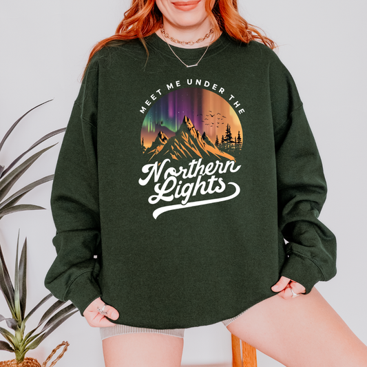 Meet Me Under The Northern Lights Crewneck