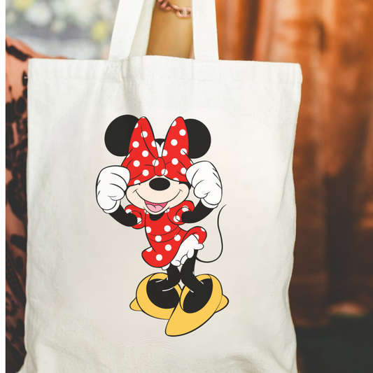 Girl Mouse Tote Bag