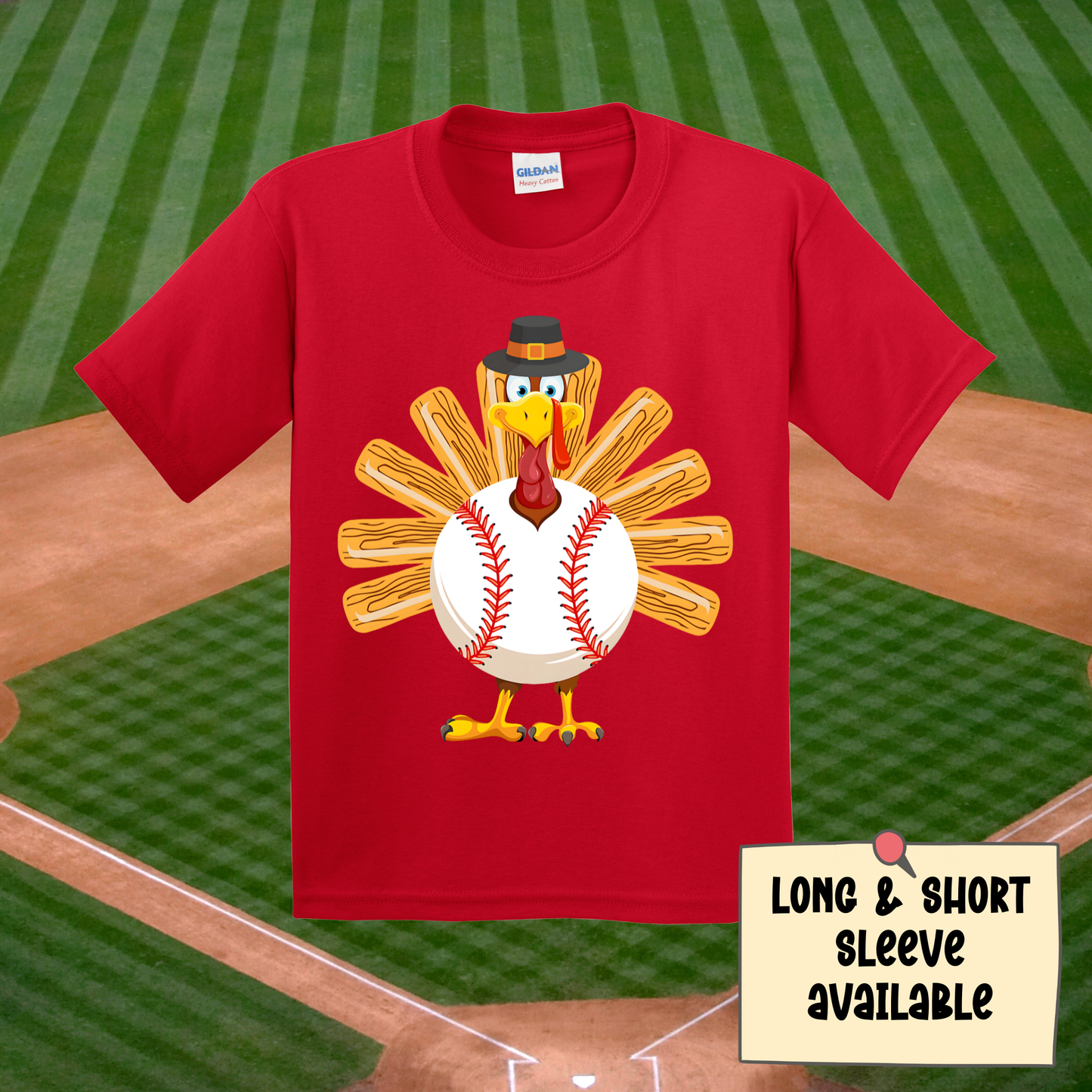 Thanksgiving Turkey Baseball Shirt for Boys | Kids Fall Baseball Shirt | Funny Turkey Thanksgiving Shirt | Boys Long Sleeve or Short Sleeve Tee (Copy)