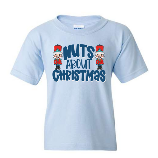 Nuts About Christmas | Christmas Nutcracker Shirt for Kids