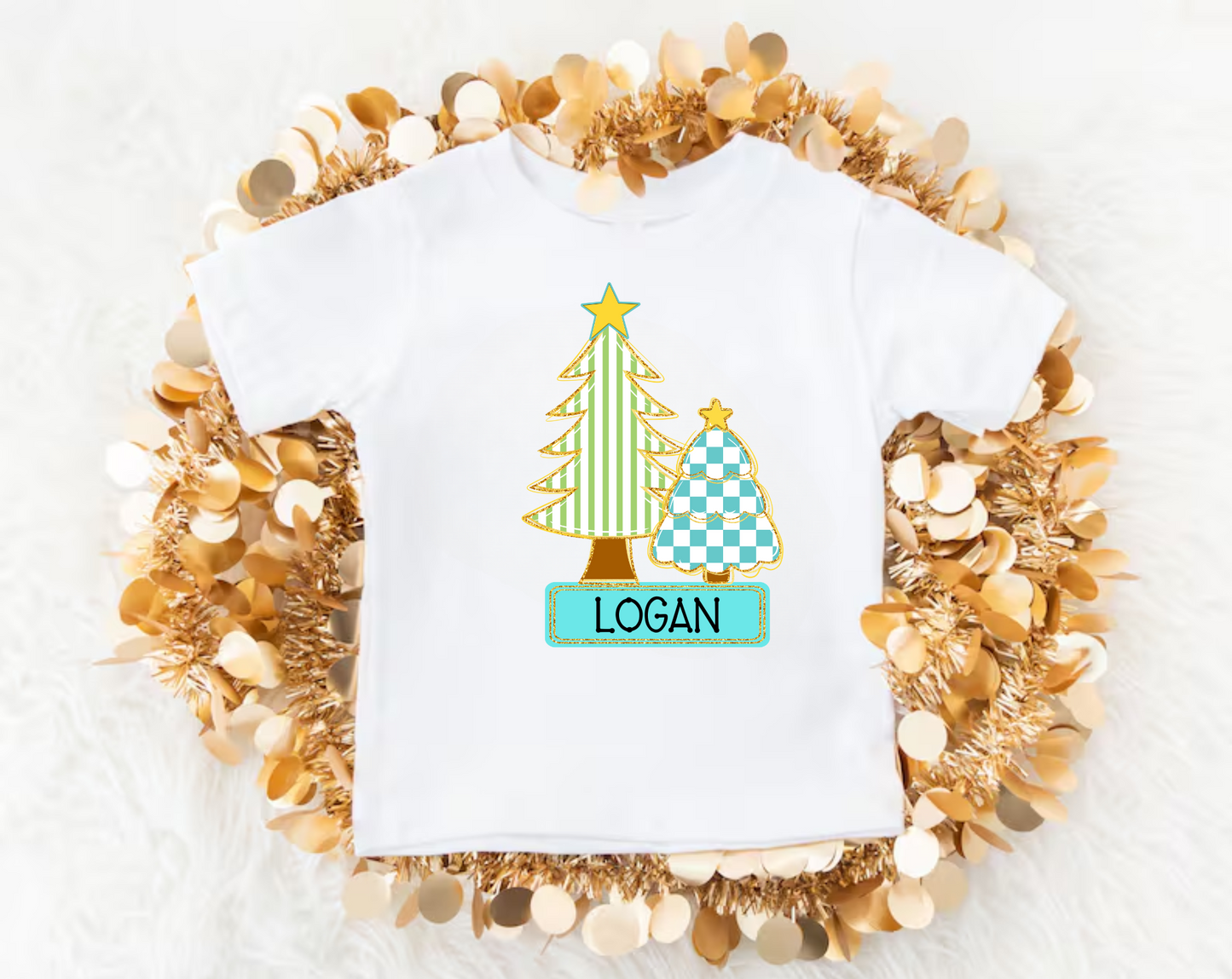 Personalized Boy and Girl Christmas Shirt | Kids Shirt with Name