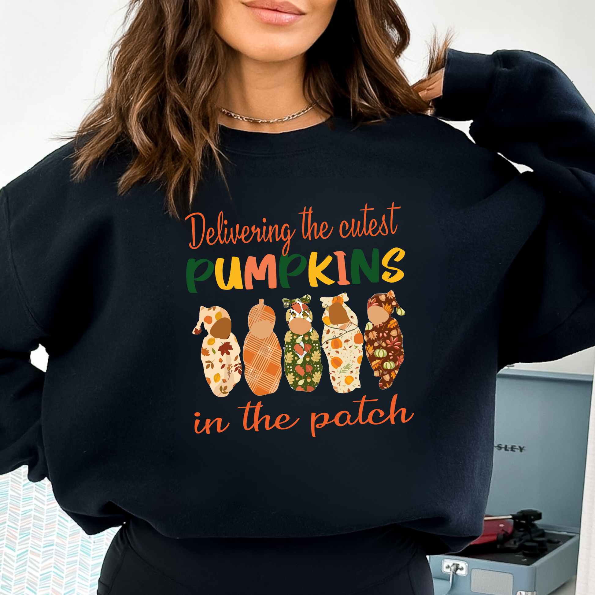 Make a statement with our Labor and Delivery Nurse Crewneck Sweatshirt. This cute nurse sweater is perfect for RNs and registered nurses working in labor and delivery (L&D). Elevate your nurse work outfit with this stylish and comfortable OB Nurse sweatshirt. Shop now and add this unique nurse sweatshirt to your collection of nurse clothes. Get ready to rock your nurse outfit for work as an L&D nurse