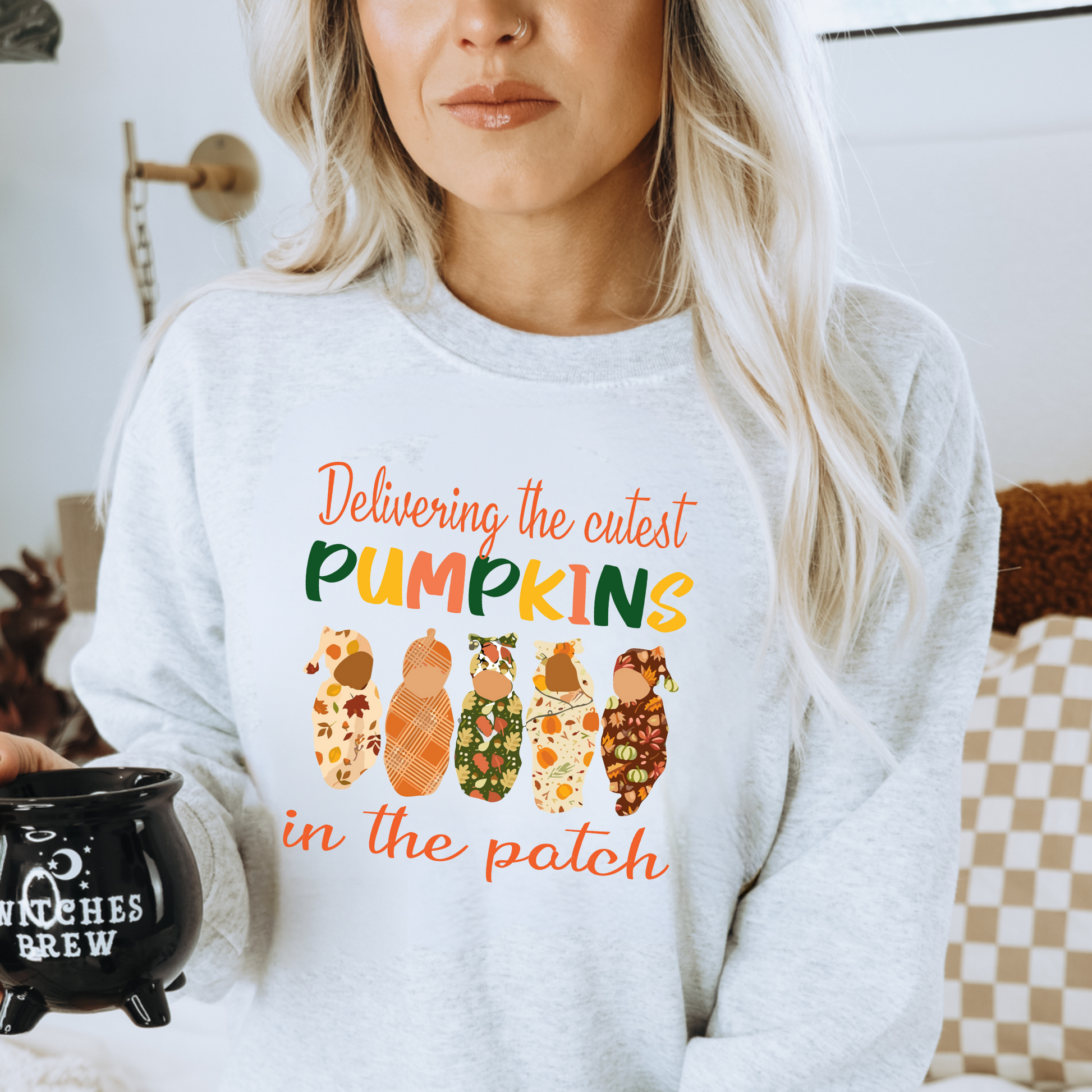 Make a statement with our Labor and Delivery Nurse Crewneck Sweatshirt. This cute nurse sweater is perfect for RNs and registered nurses working in labor and delivery (L&D). Elevate your nurse work outfit with this stylish and comfortable OB Nurse sweatshirt. Shop now and add this unique nurse sweatshirt to your collection of nurse clothes. Get ready to rock your nurse outfit for work as an L&D nurse