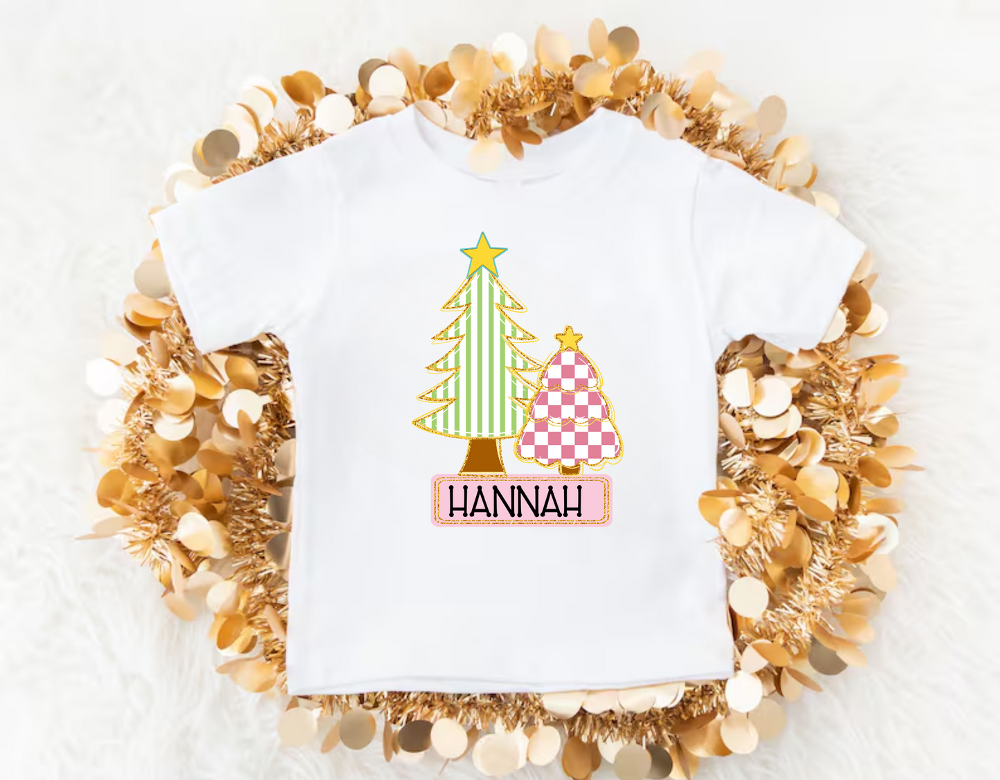 Personalized Boy and Girl Christmas Shirt | Kids Shirt with Name