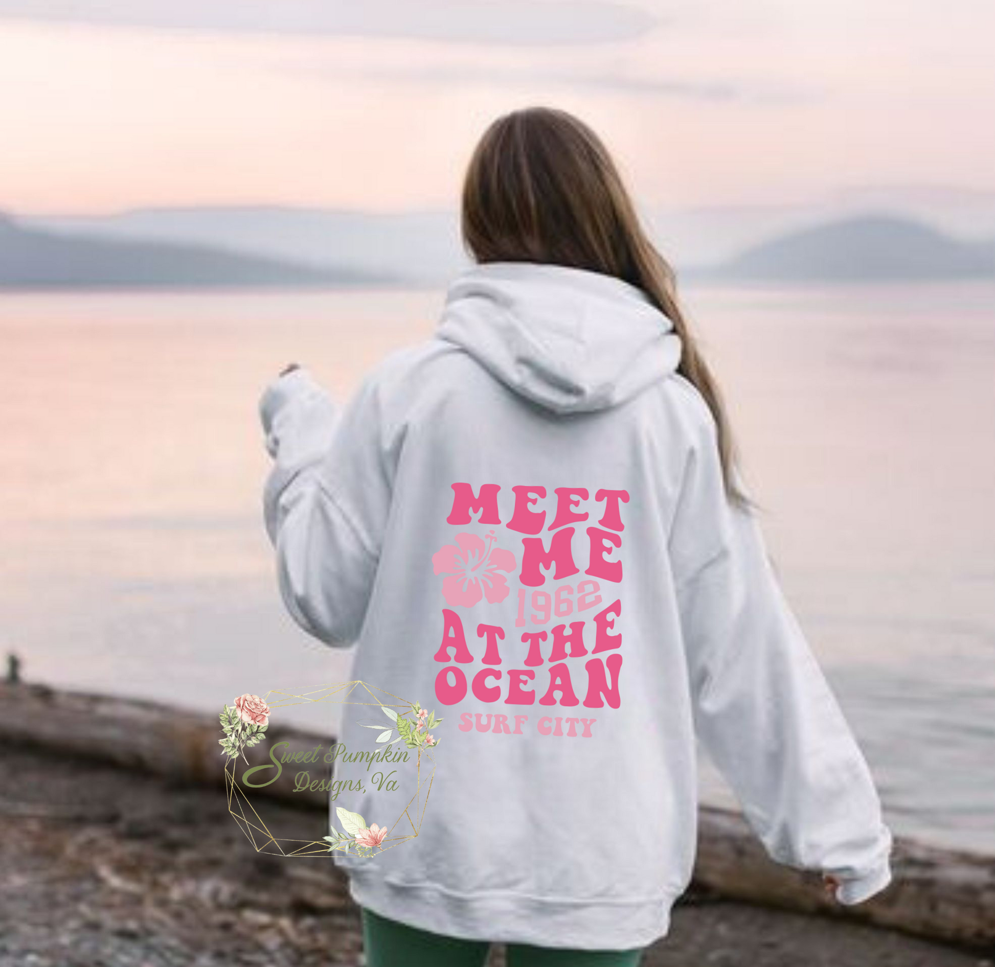 Meet Me at the Ocean Hoodie Perfect for Your Granola Girl Aesthetic Summer Outfits