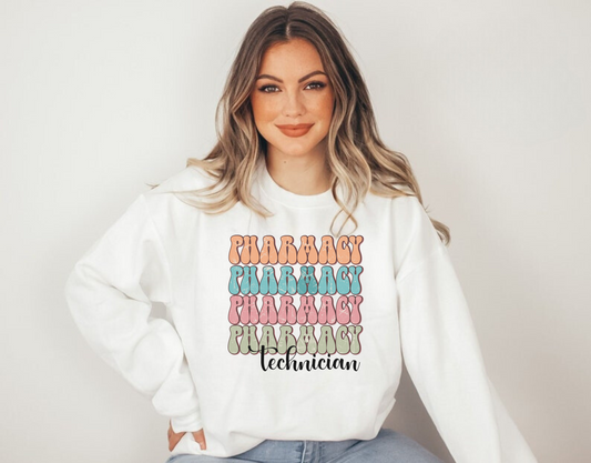 Pharmacy Tech Sweatshirt for Women - Comfortable and Stylish Workwear