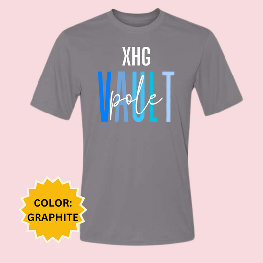 XHG Pole Vault Adult & Youth DRY FIT Shirt Design 2
