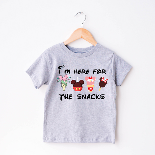 Here for the Snacks Shirt