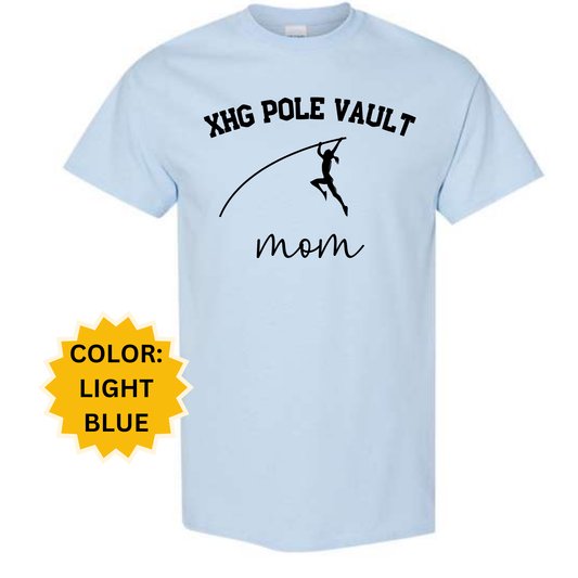 XHG Pole Vault Mom Adult Shirt Design 3