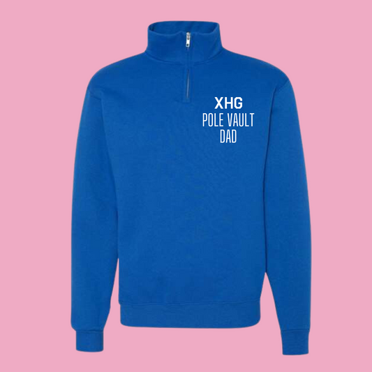 XHG Pole Vault Dad Quarter Zip Sweatshirt