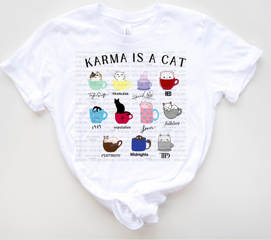 Karma Cat Teacup Shirt