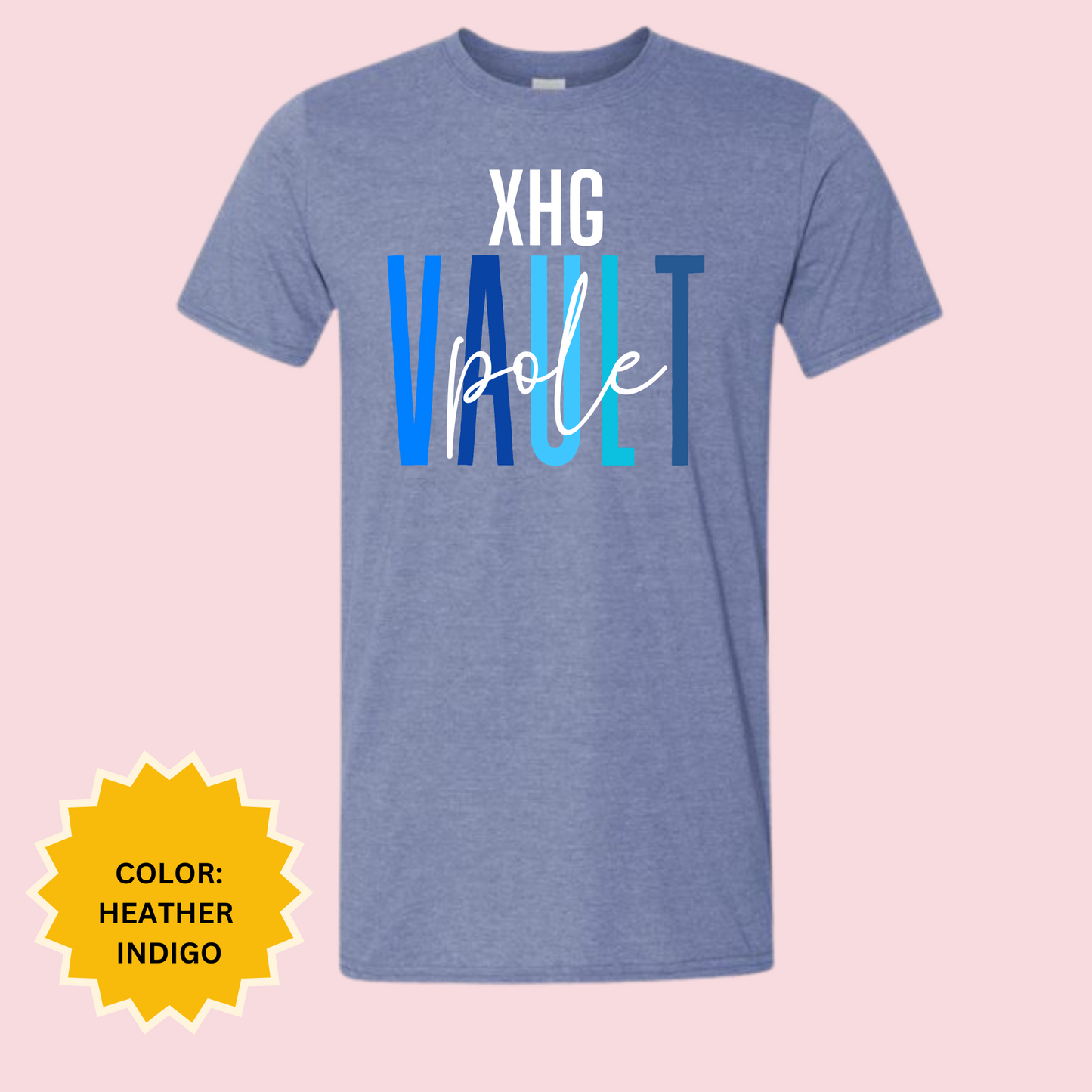 XHG Pole Vault Adult & Youth Shirt Design 2