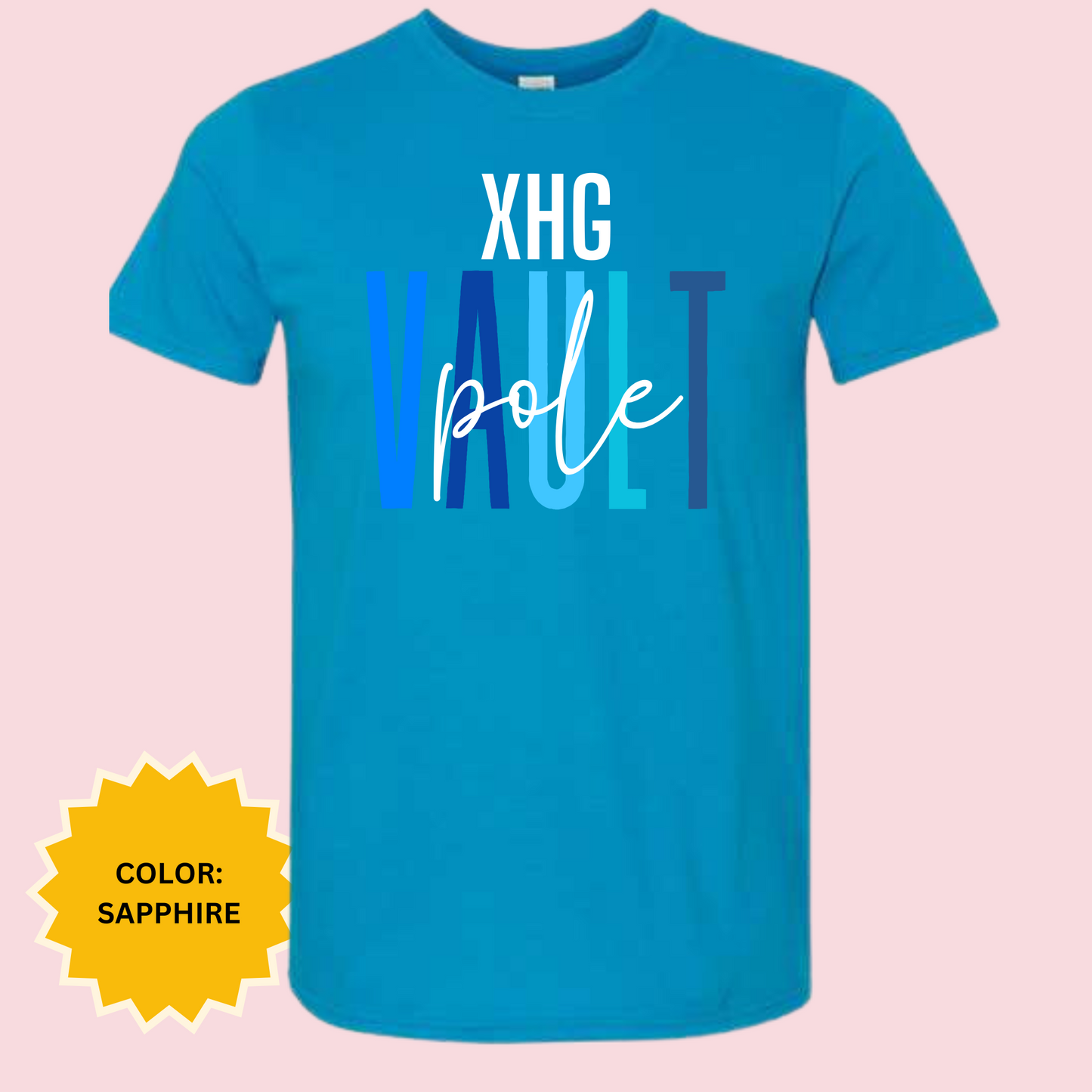 XHG Pole Vault Adult & Youth Shirt Design 2