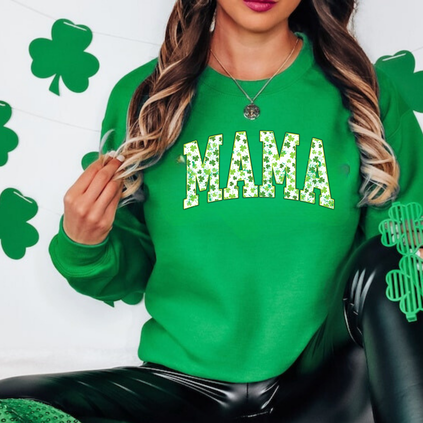 St. Patrick's Day Mama Sweatshirt