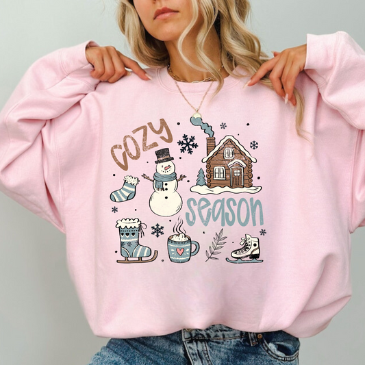 Winter Cozy Season | Winter Crewneck Sweatshirt
