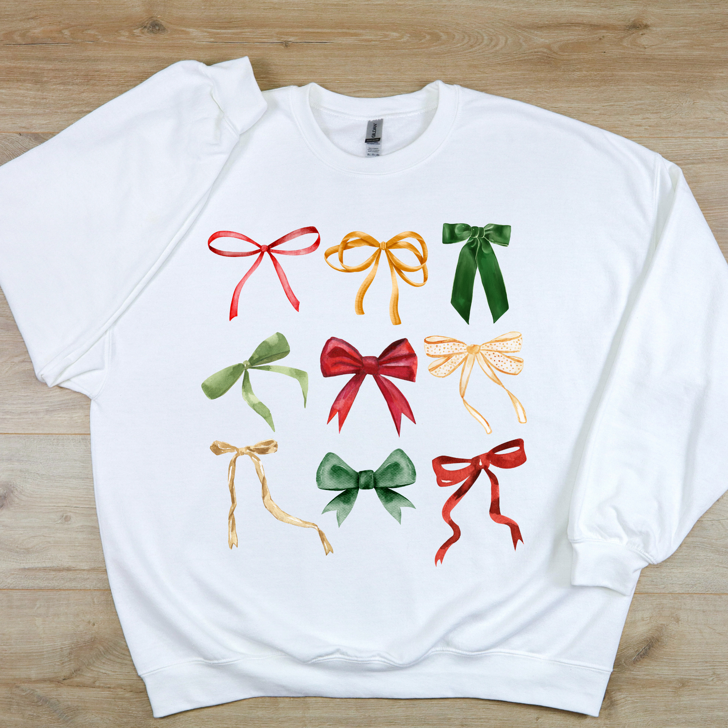 Christmas Coquette Bow Sweatshirt