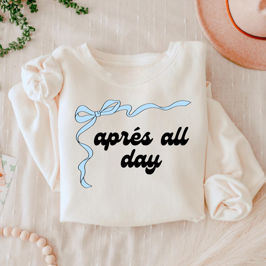 Apres All Day | Apres Ski Crewneck Sweatshirt
