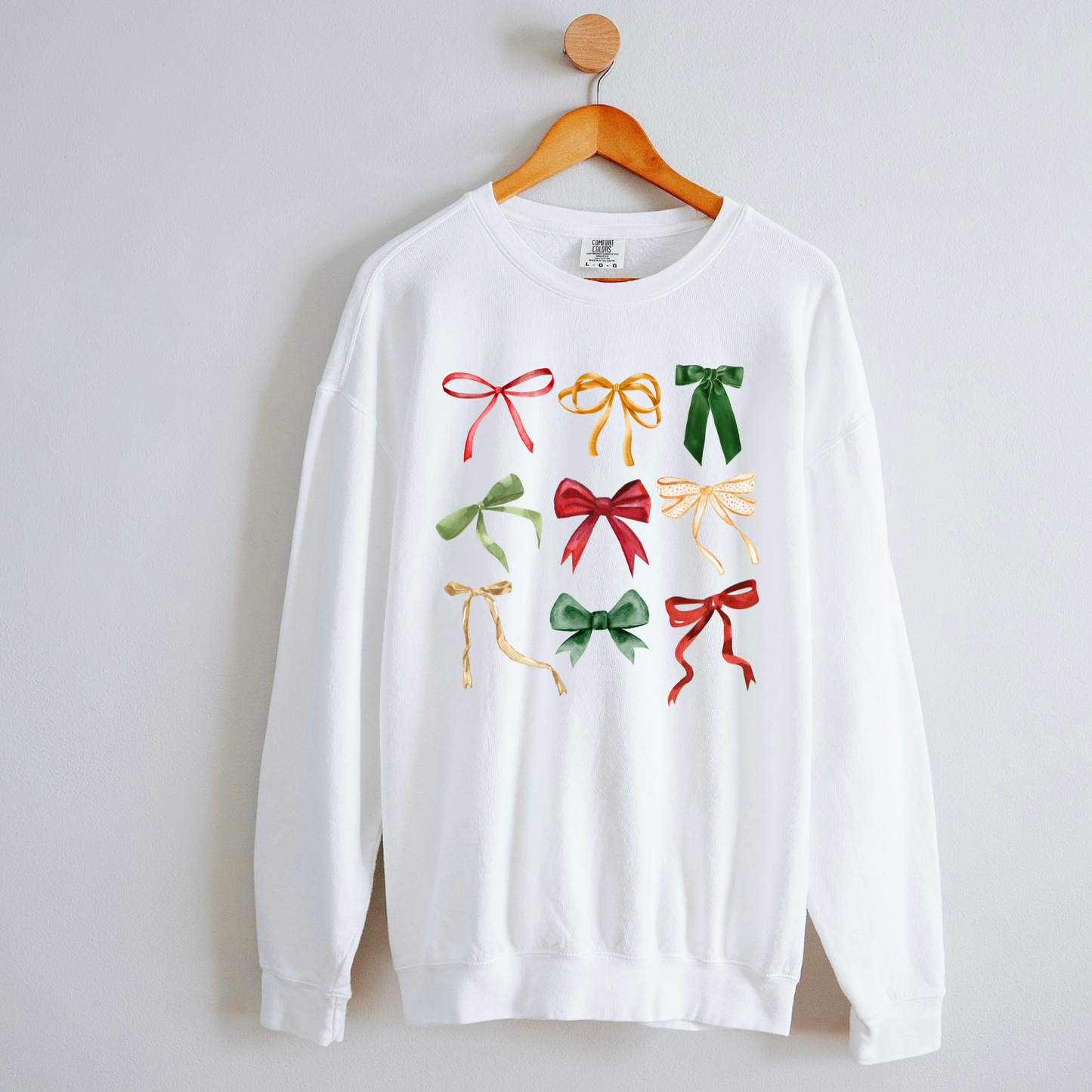 Christmas Coquette Bow Sweatshirt