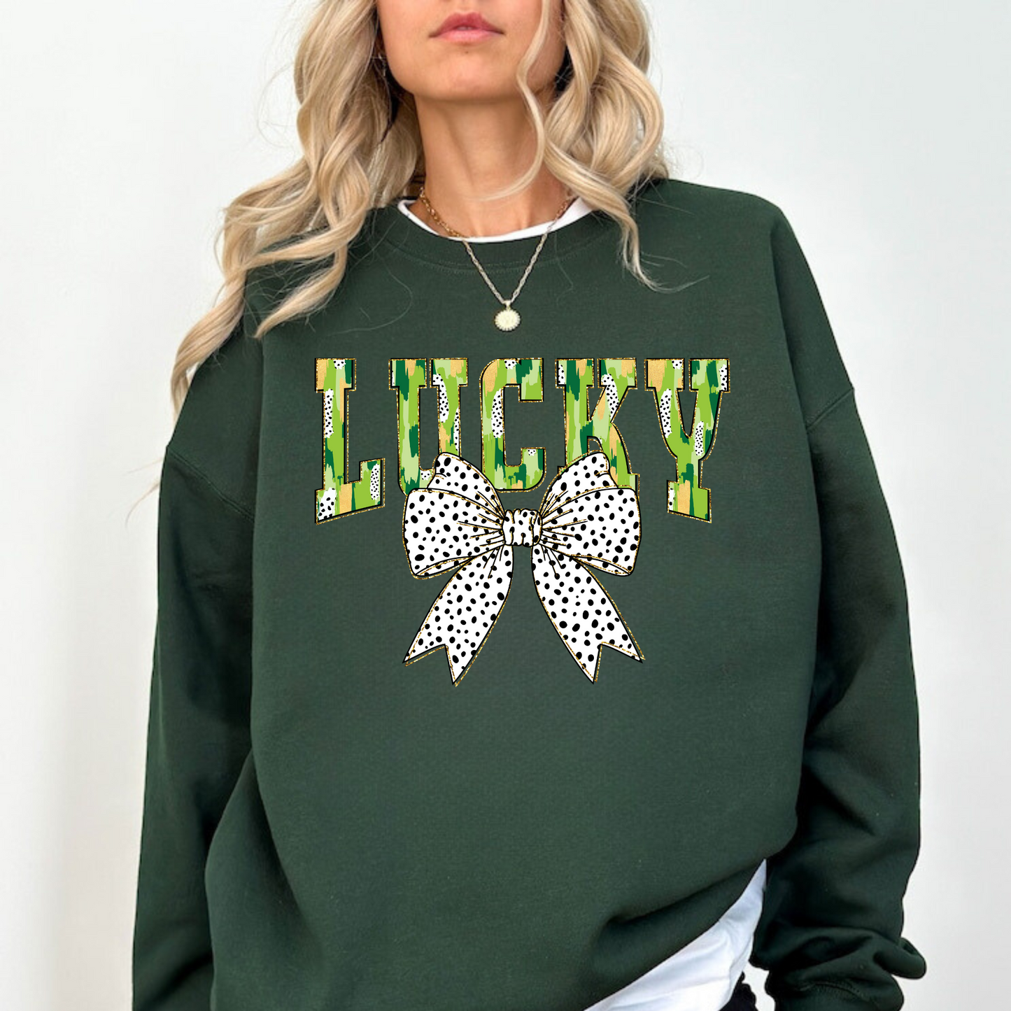 Lucky Bow | St. Patrick's Day Sweatshirt