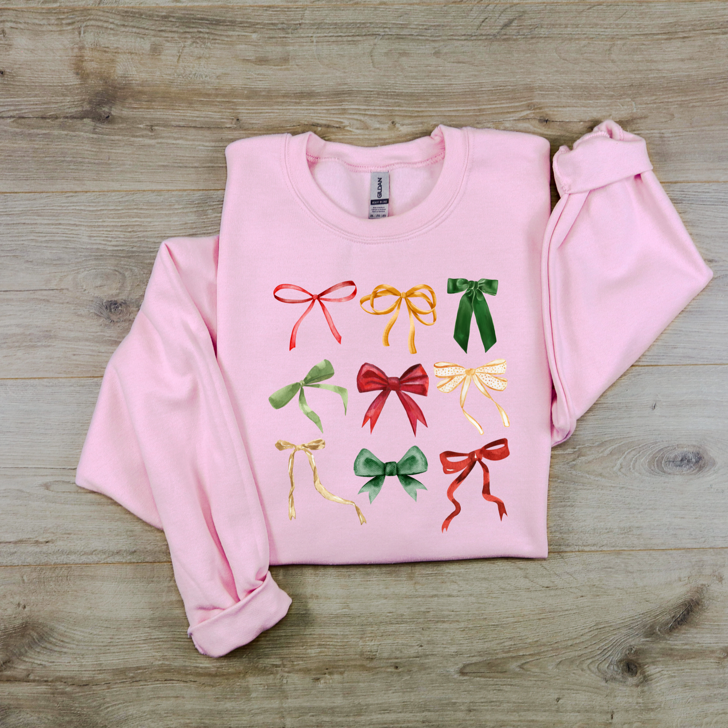 Christmas Coquette Bow Sweatshirt