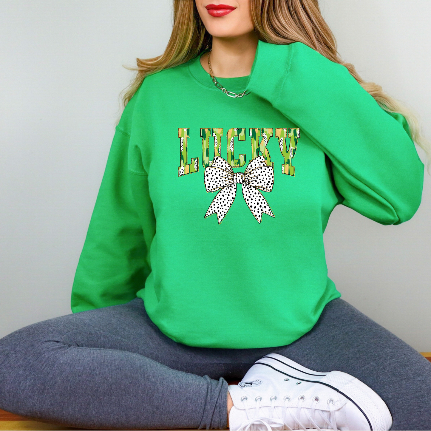 Lucky Bow | St. Patrick's Day Sweatshirt
