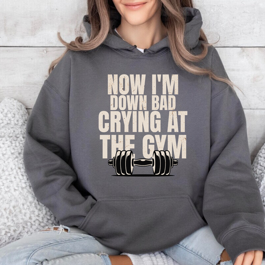 Crying At The Gym Hoodie