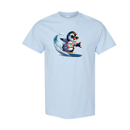 Pemberton Surfing Penguin Shirt