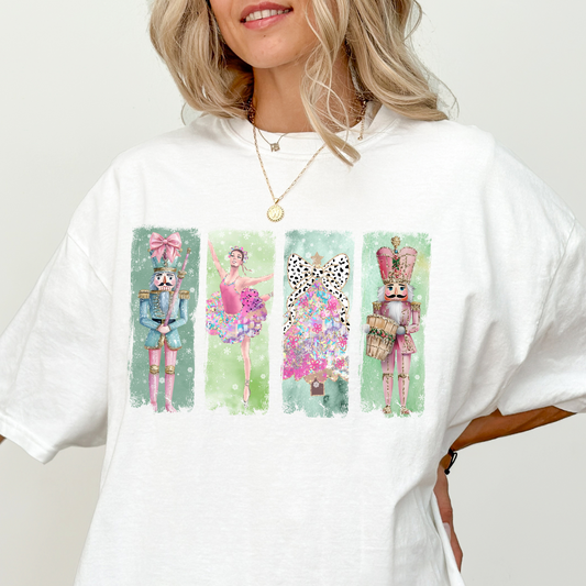 Glitter Christmas Nutcracker Crewneck Sweatshirt